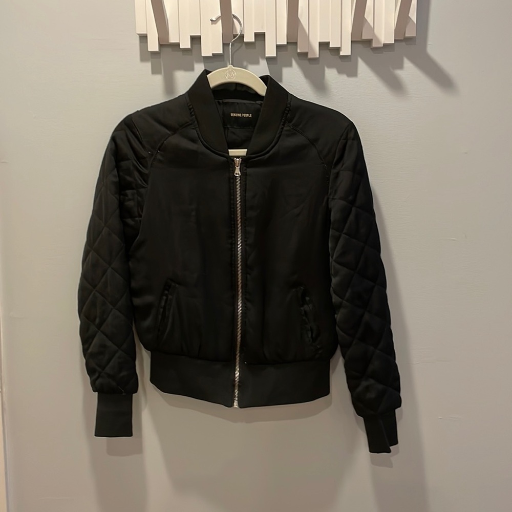 Black Bomber Jacket